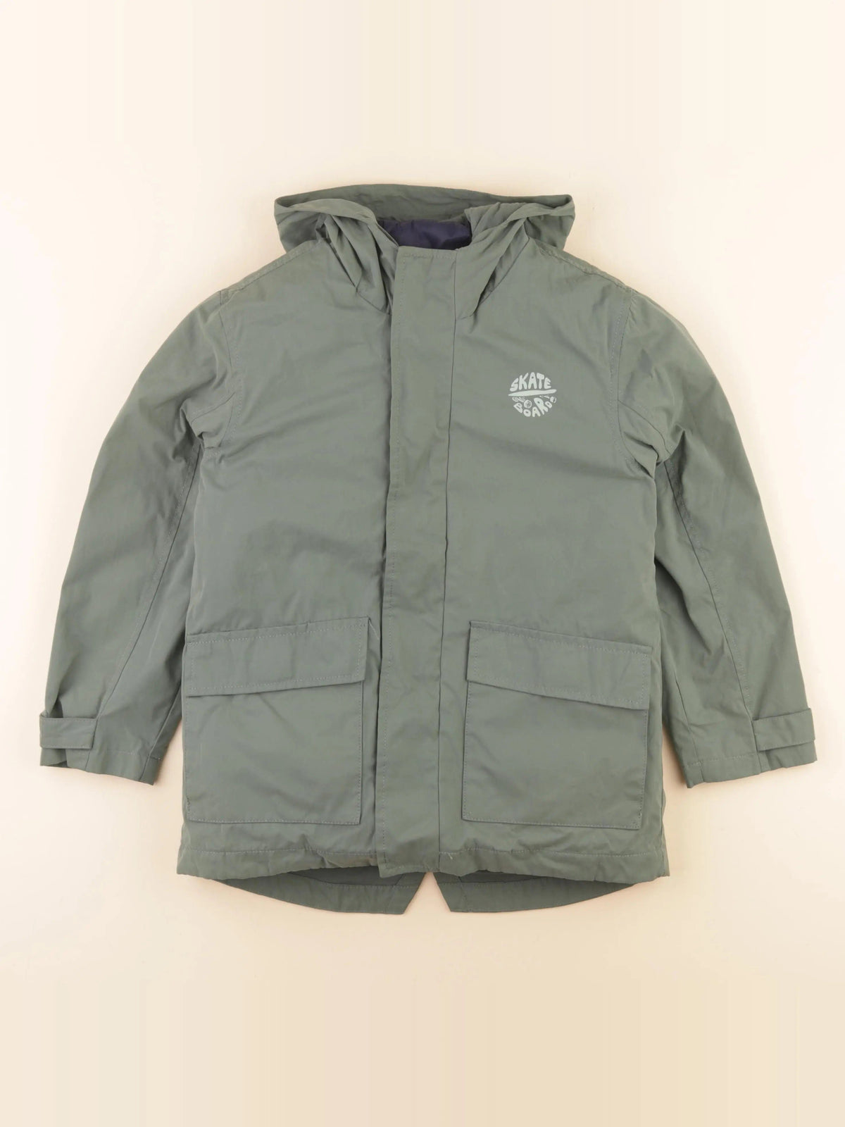Manteau doublure amovible vert