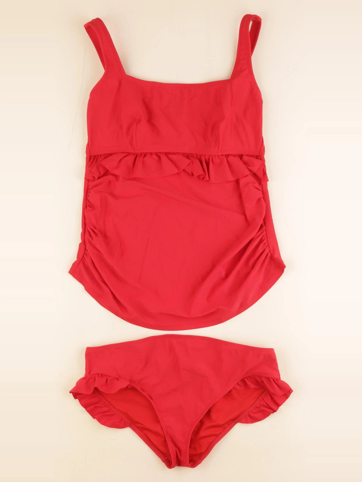 Maillot de bain grossesse rouge