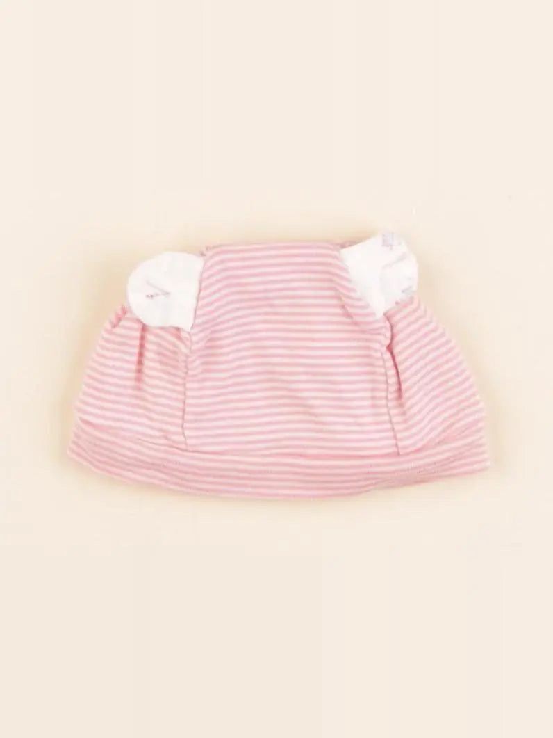 Bonnet blanc, rose