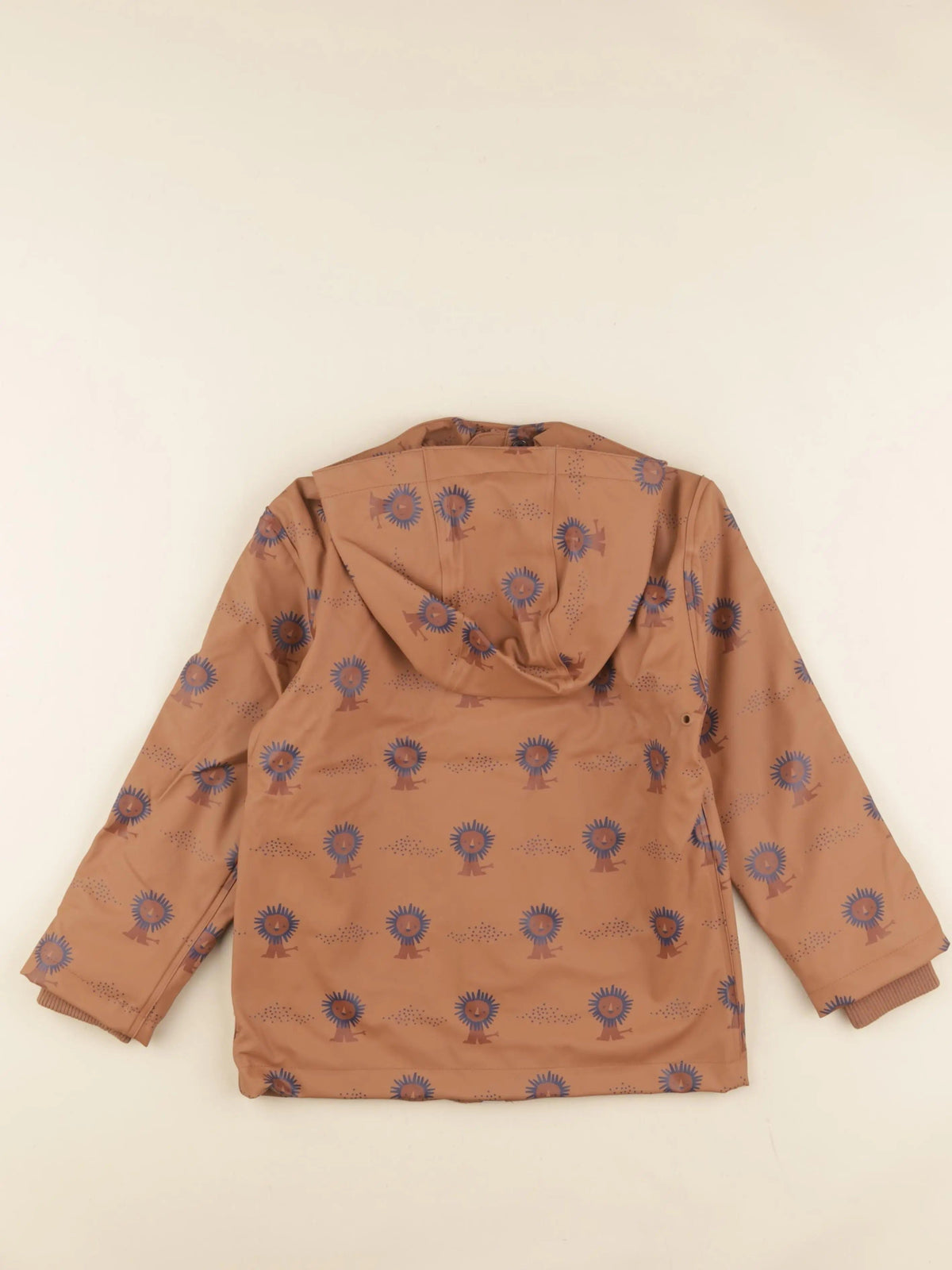 Imperméable marron lions