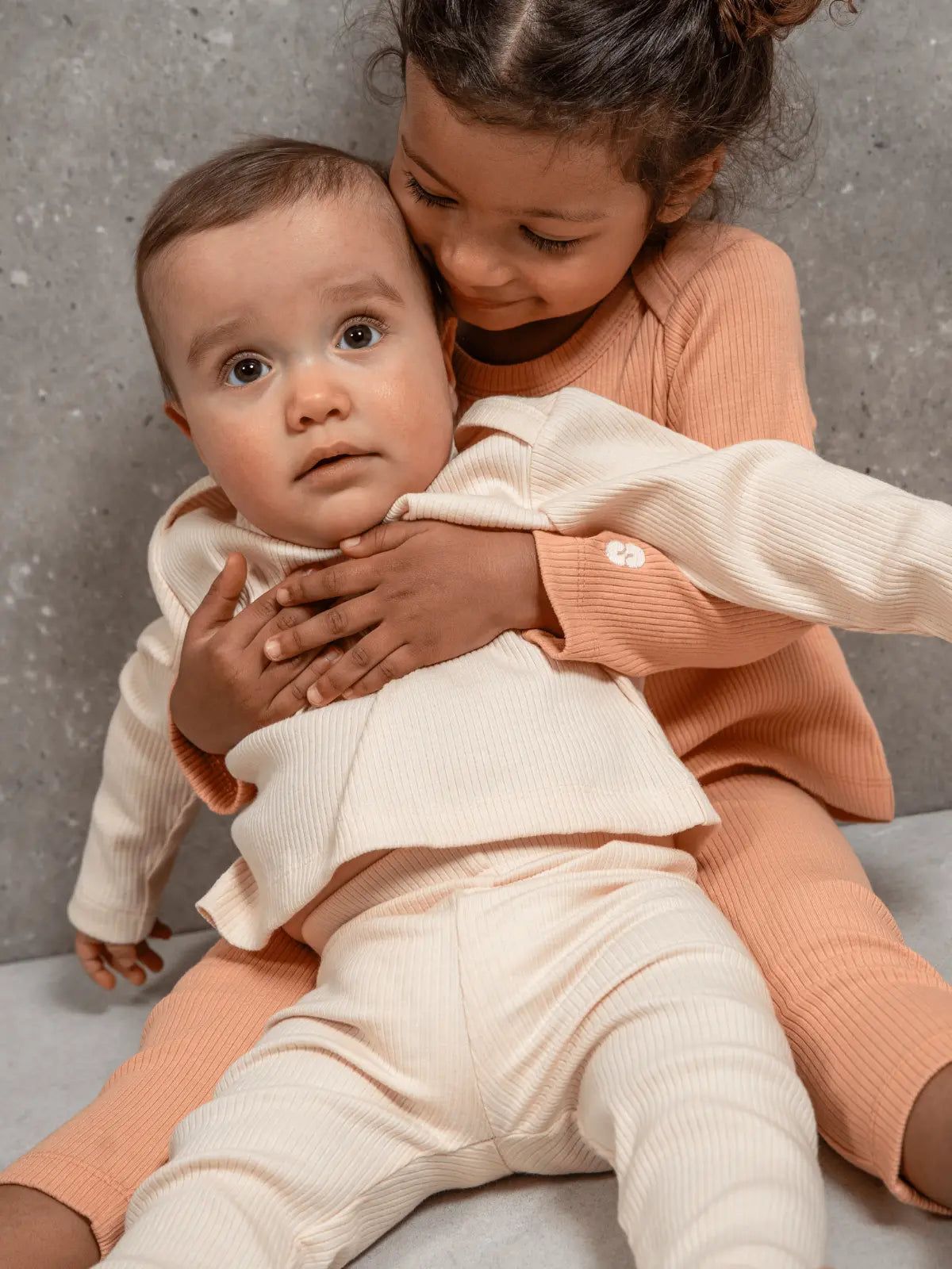 L'ensemble homewear bébé lait