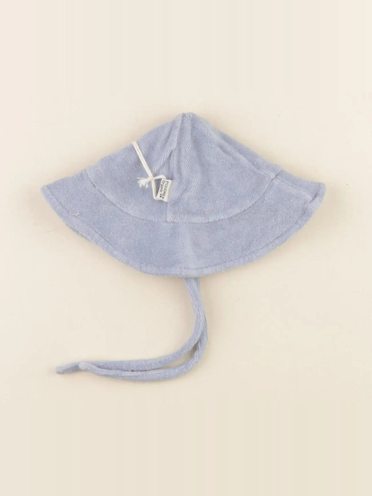 Chapeau pivoine eponge bleu fog