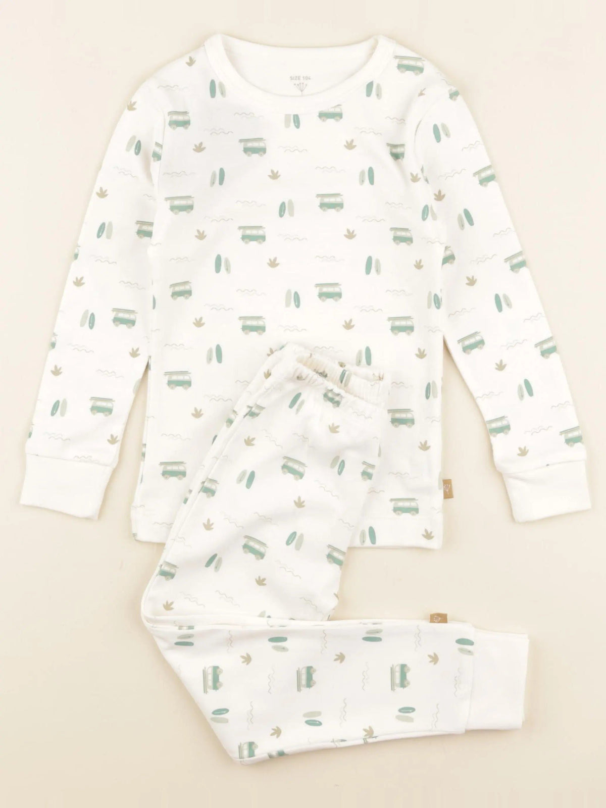 Pyjama 2 pièces surf beige