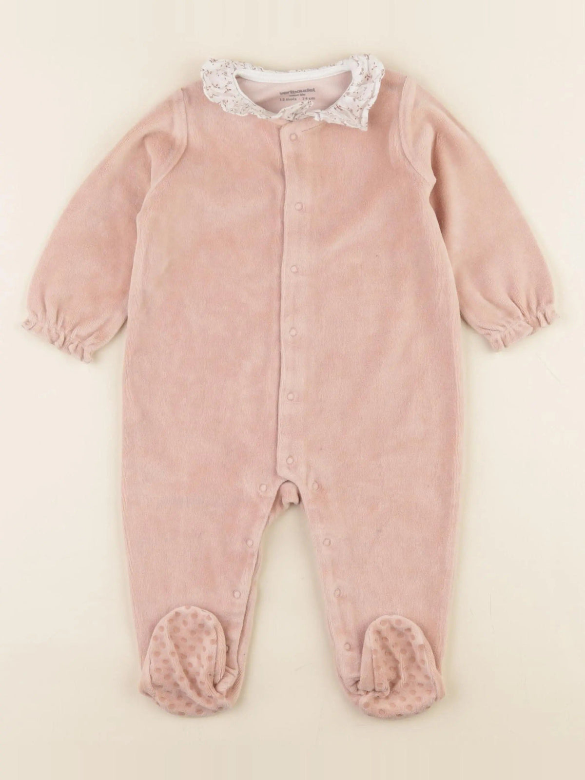 Pyjama velours rose