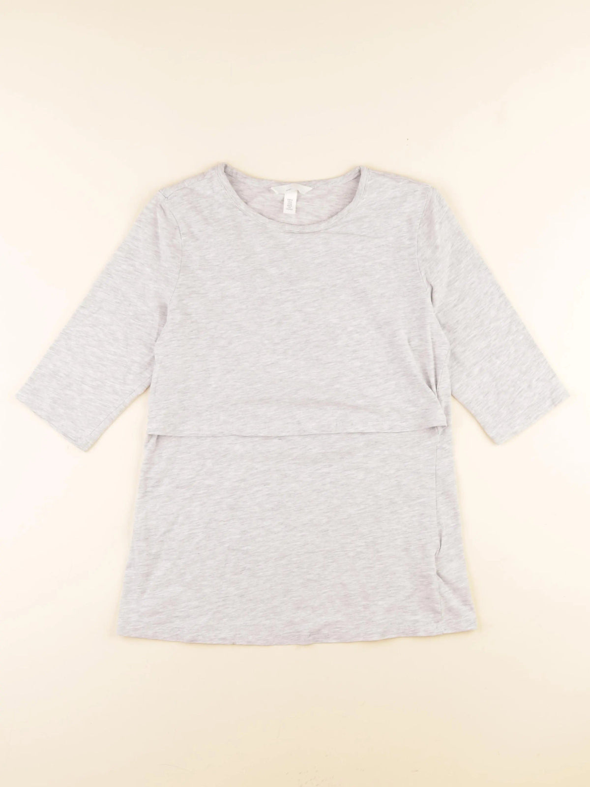 Tee-shirt grossesse, allaitement gris
