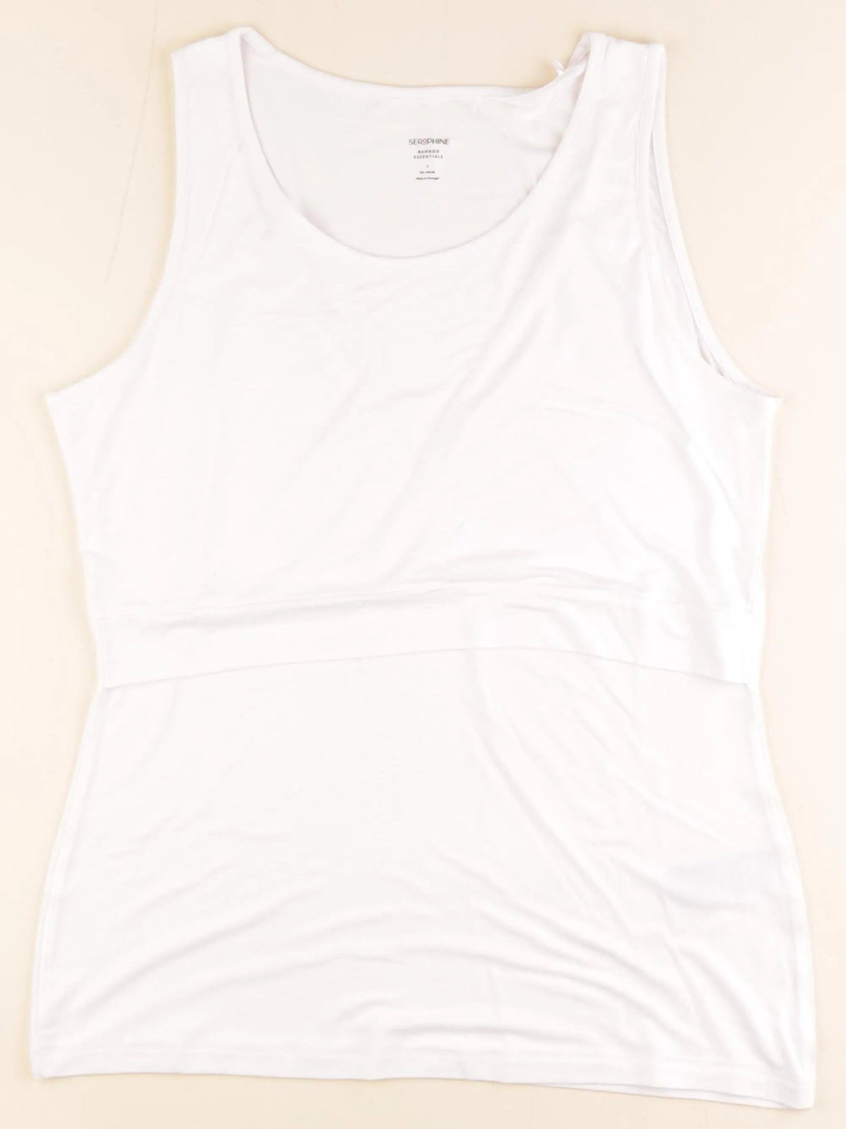 Débardeur grossesse, allaitement blanc