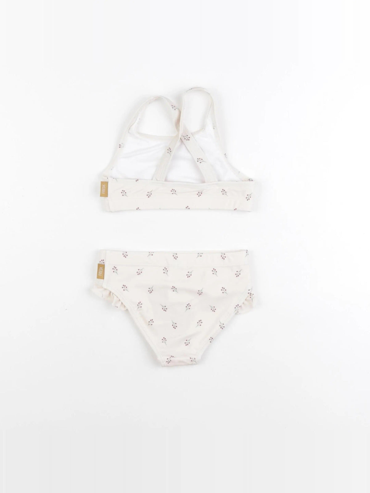 Maillot de bain 2 pièces baies rose