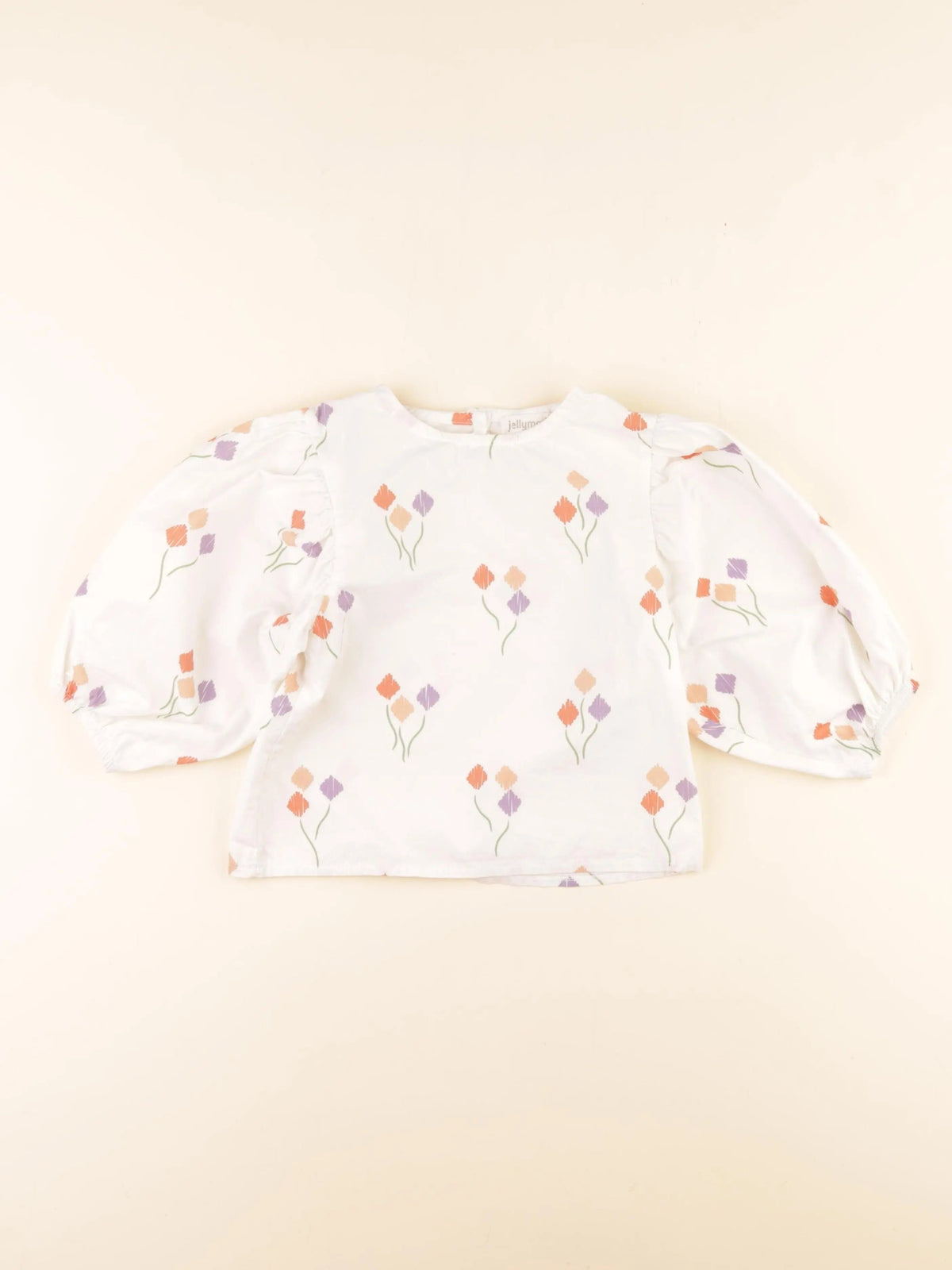 Blouse beige, multicolore