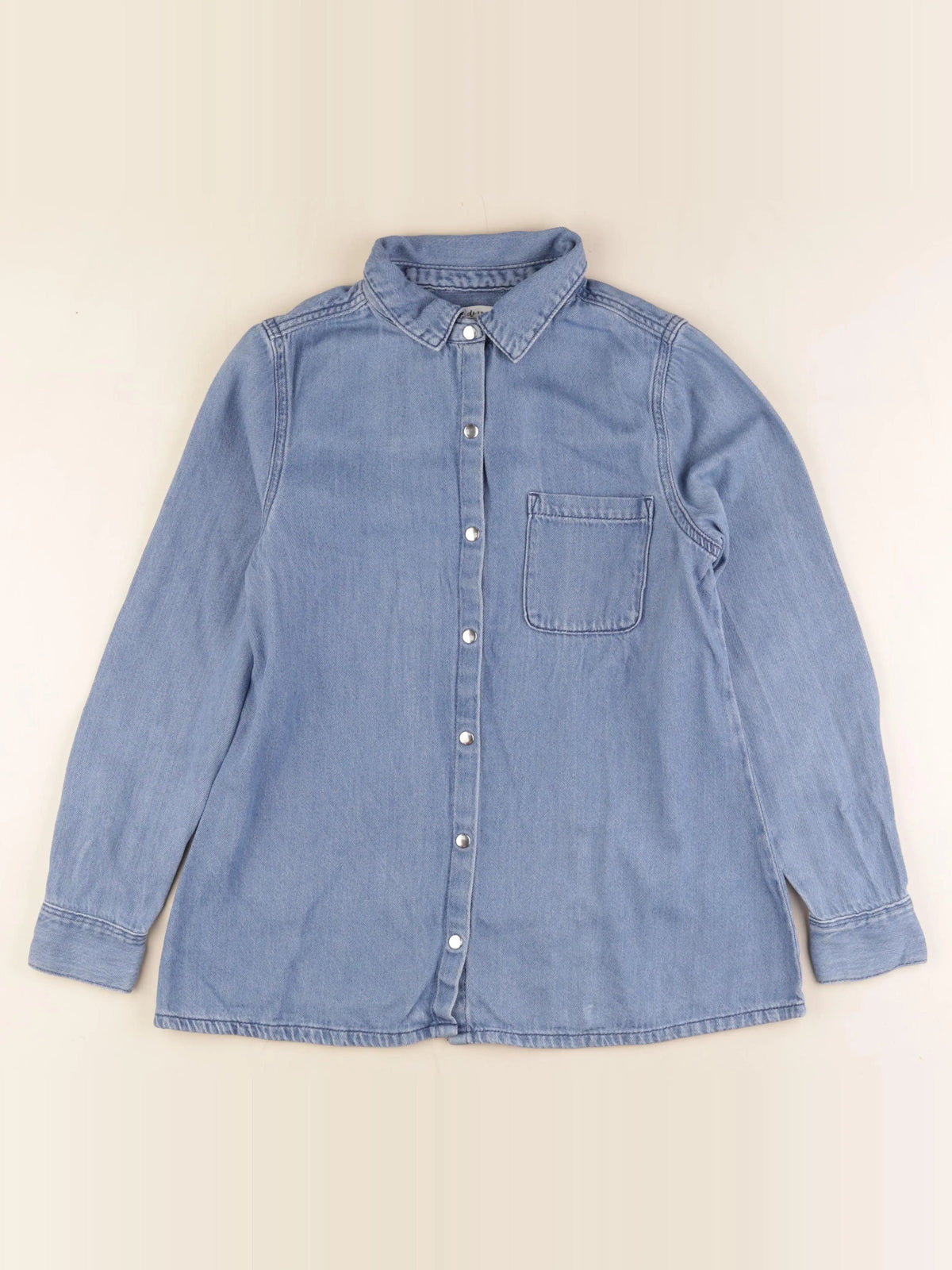 Chemise grossesse bleu