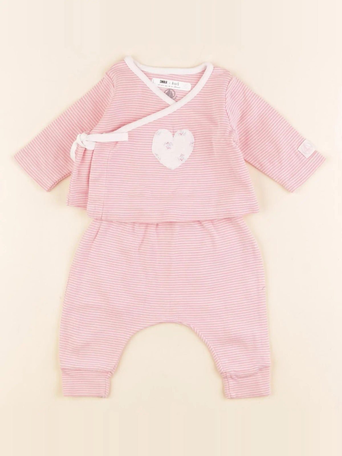 Ensemble blanc, rose