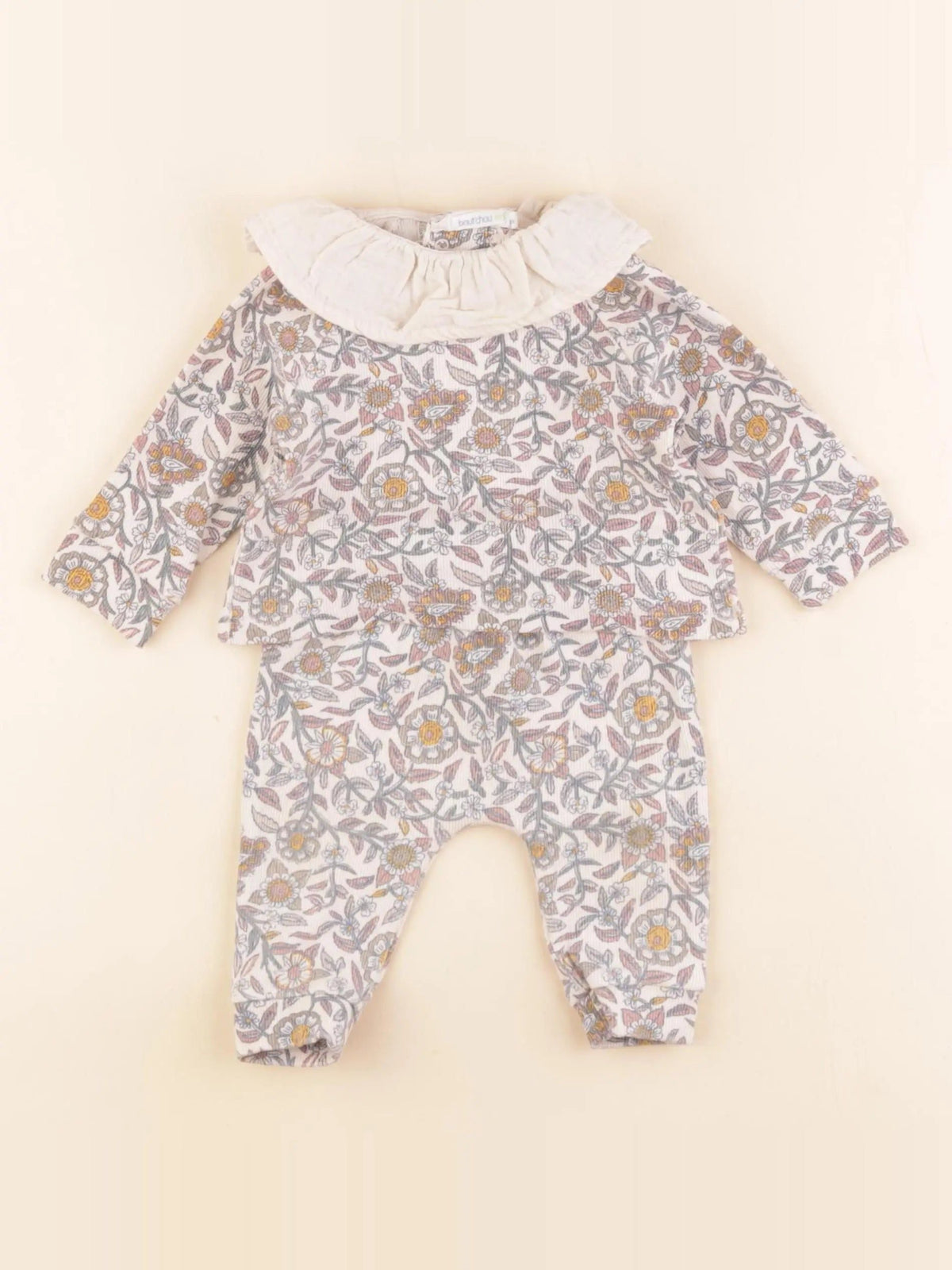 Ensemble beige, multicolore