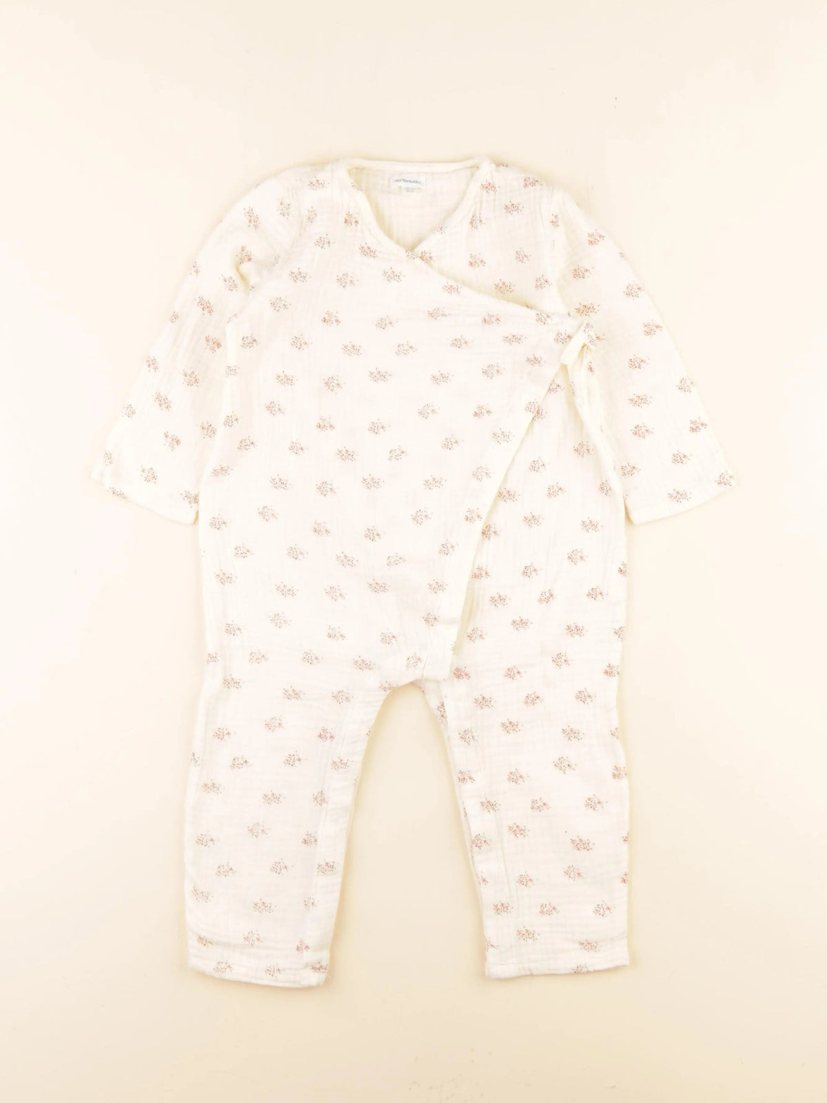 Pyjama coton beige