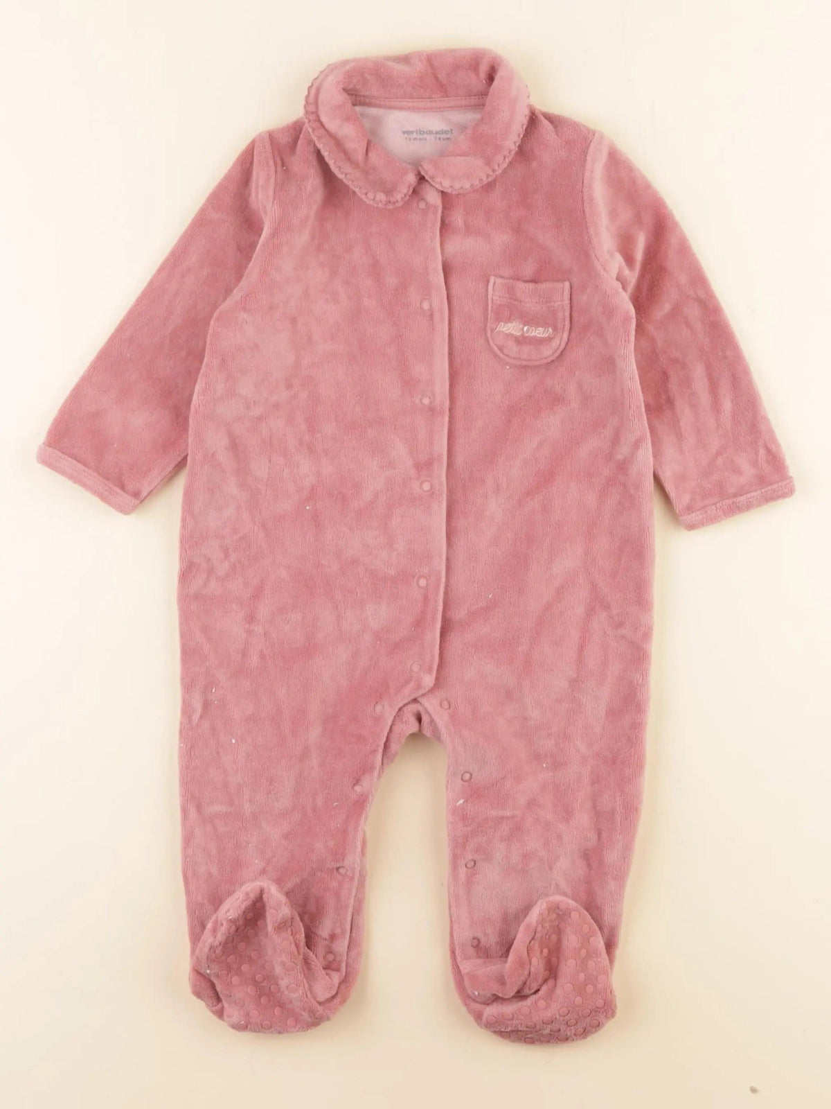 Pyjama velours rose