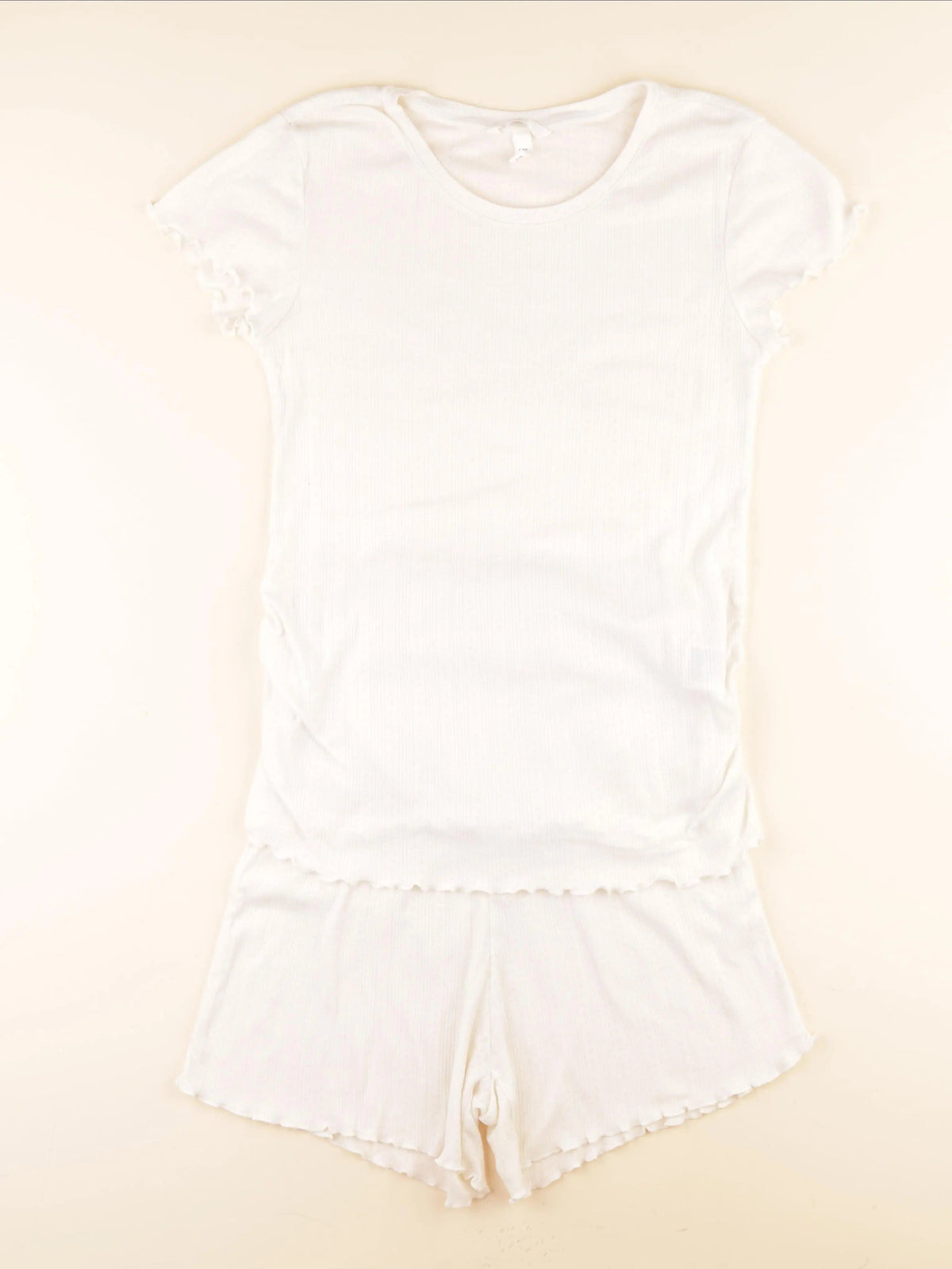Pyjama grossesse coton beige