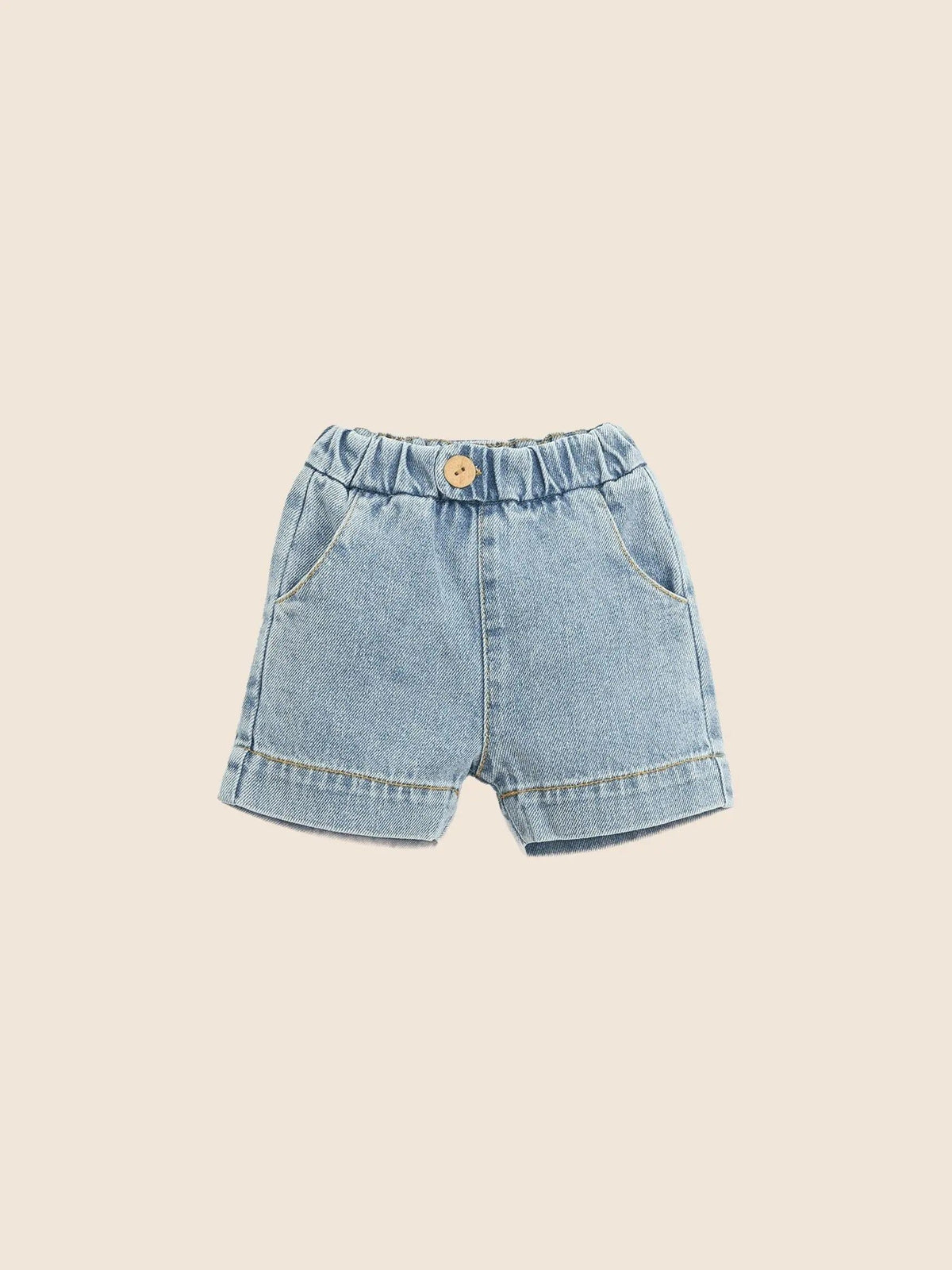 Short denim bleu clair
