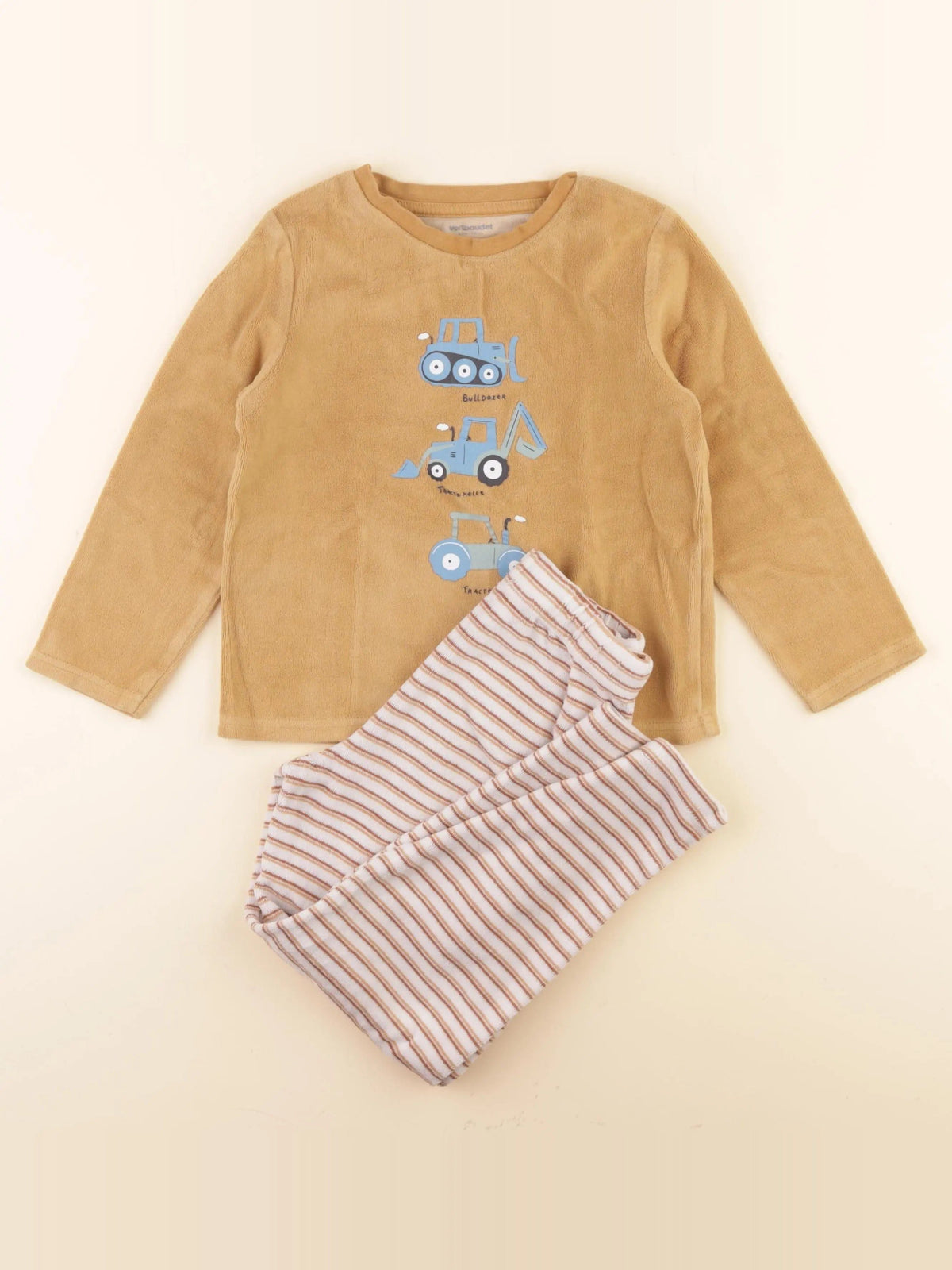 Pyjama velours jaune
