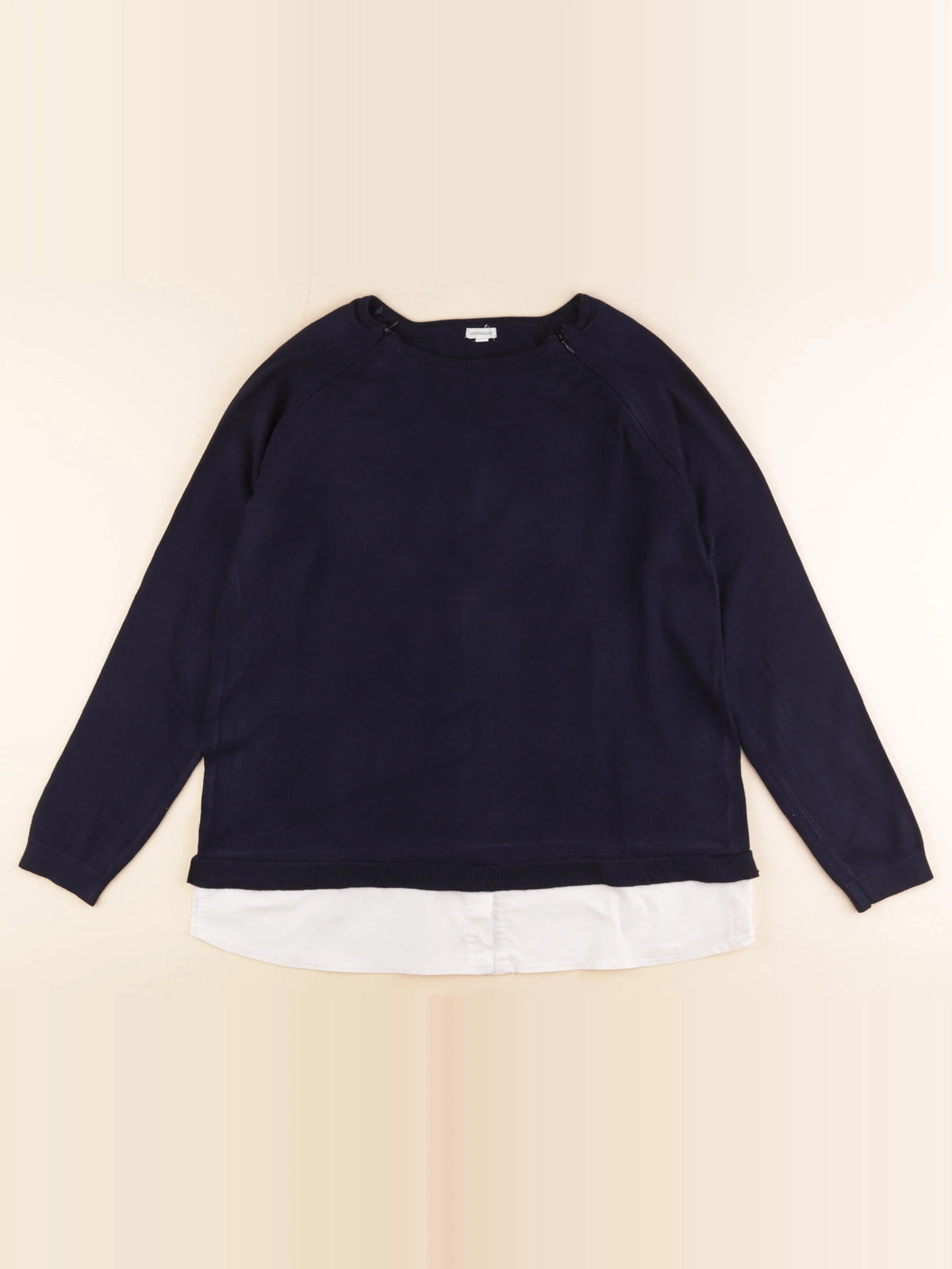 Pull allaitement bleu