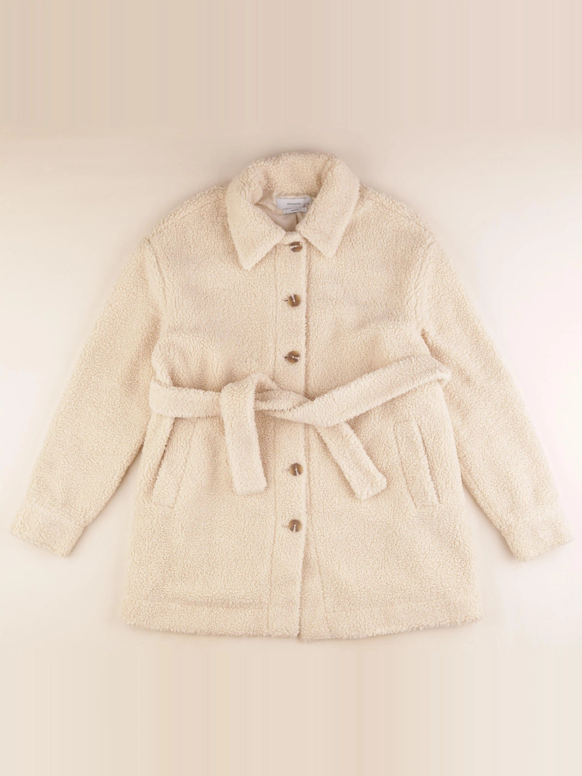 Manteau grossesse beige