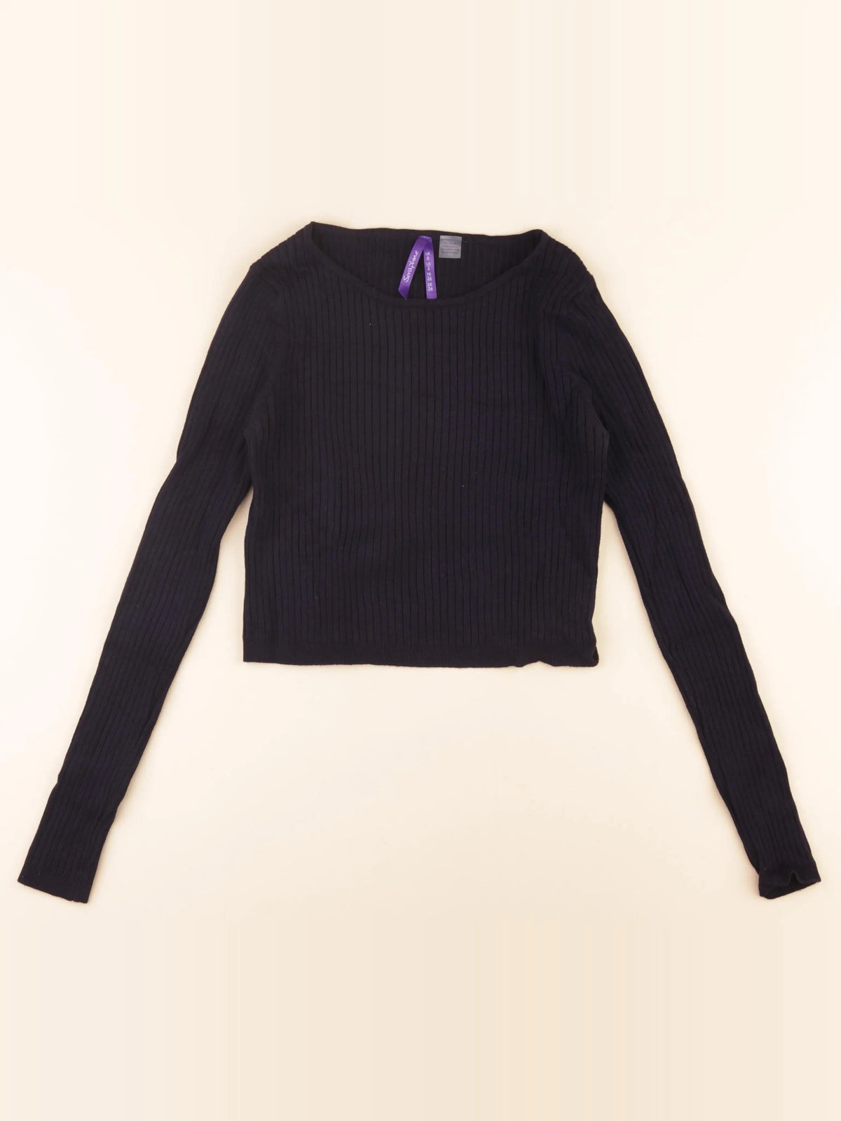 Pull grossesse bleu