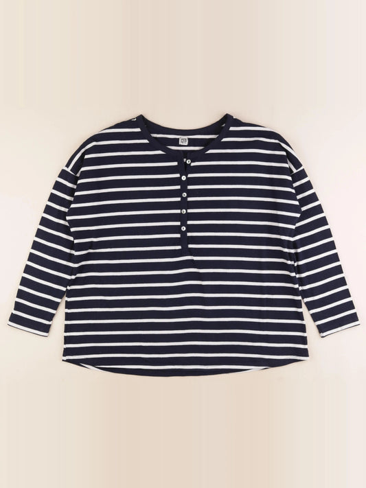 Tee-shirt grossesse blanc, bleu