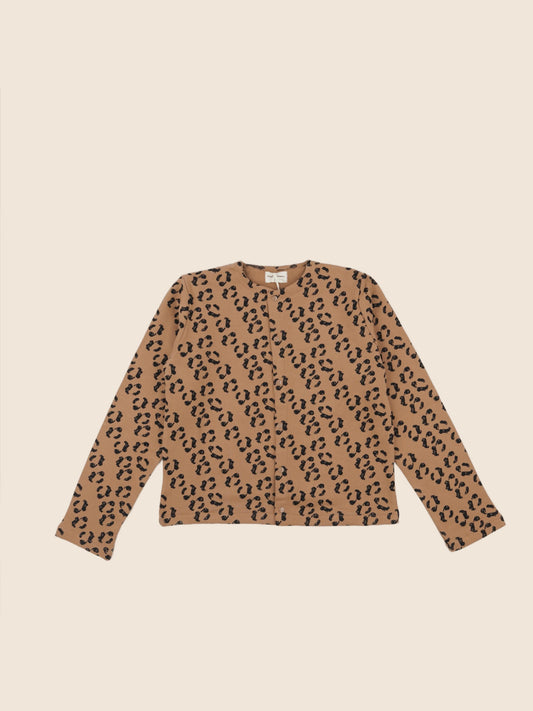 cardigan camomille léopard