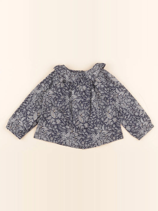 Blouse liberty bleu