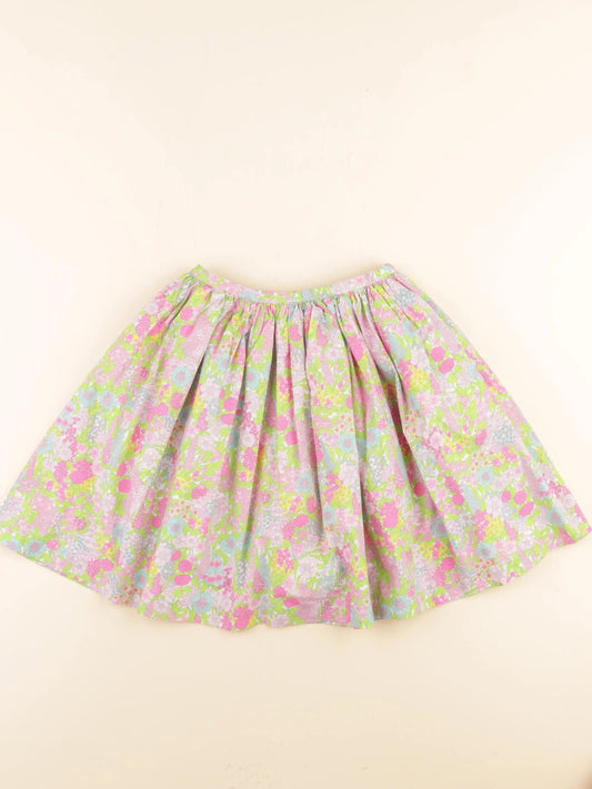 Jupe liberty rose, vert
