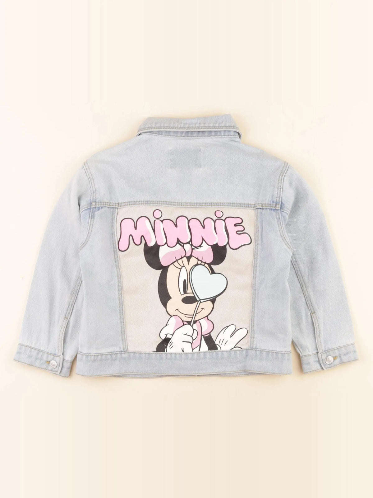 Veste imprimé au dos bleu