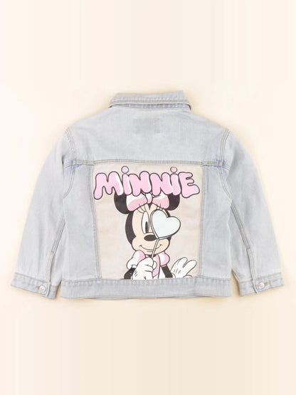 Veste imprimé au dos bleu