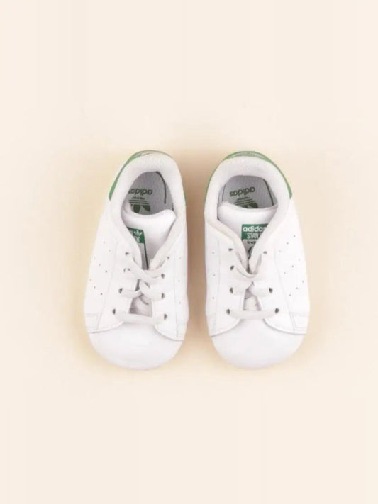Chaussons blanc, vert