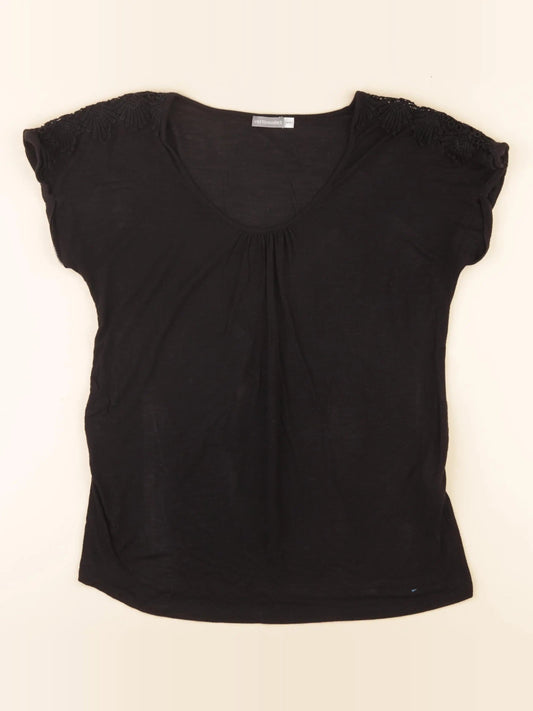 Tee-shirt grossesse noir