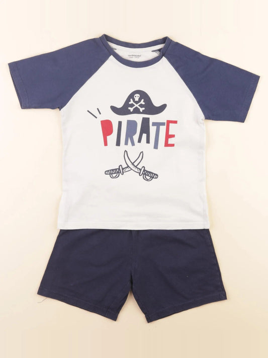 Pyjama coton bleu