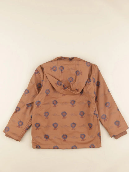 Imperméable marron lions