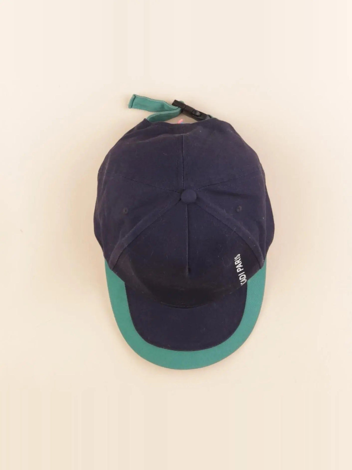 Casquette bleu, vert