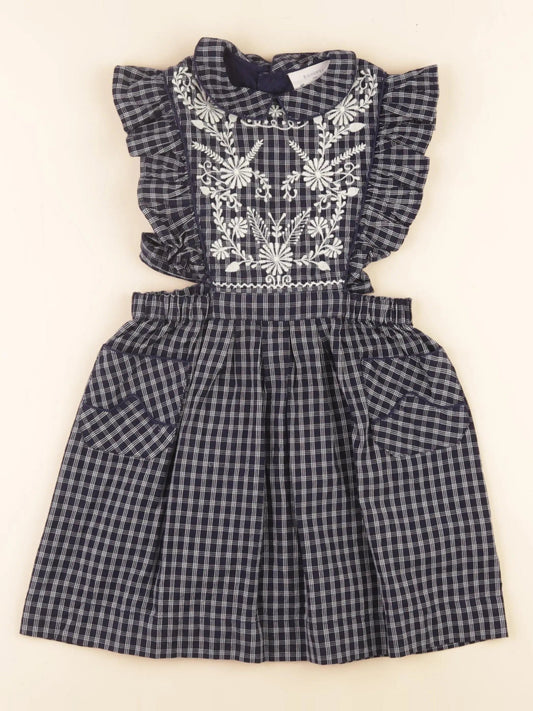 Robe bleu, blanc