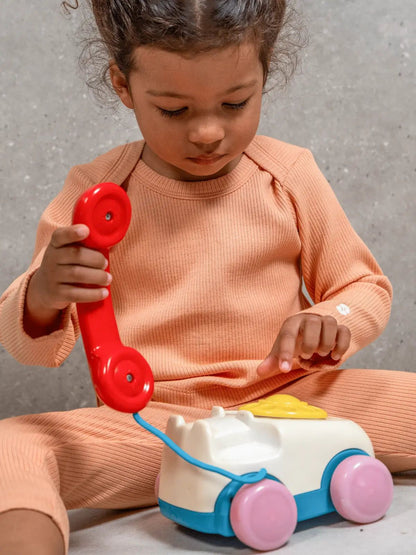 L'ensemble homewear bébé pêche