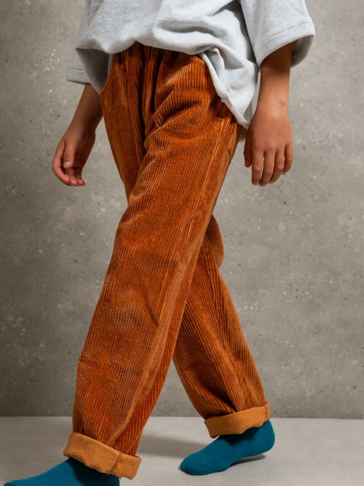 Le pantalon velours caramel