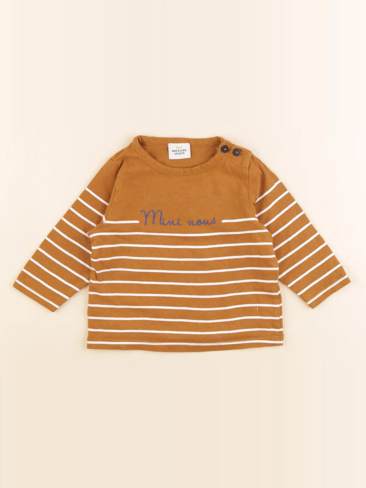 Tee-shirt marron