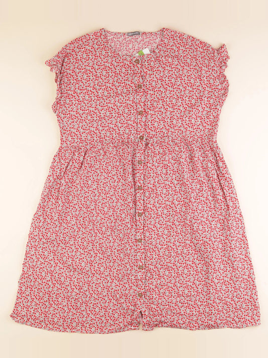 Robe grossesse, allaitement rouge
