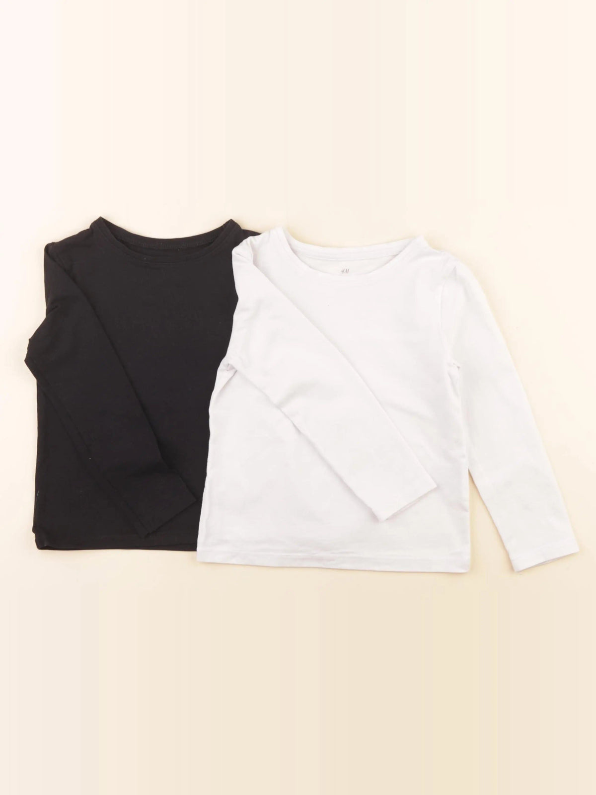 Lot de 2 tee-shirts blanc, noir