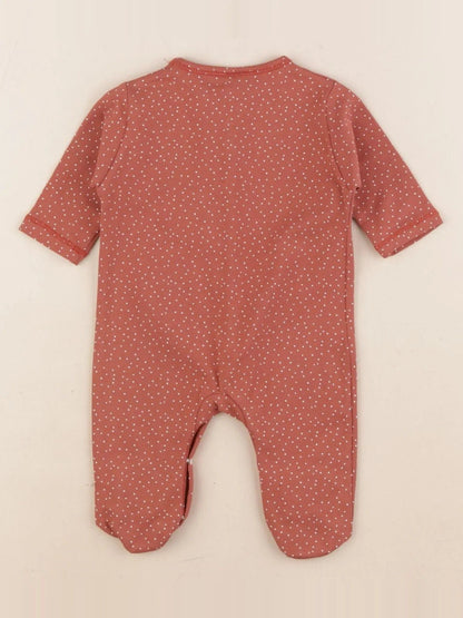 Pyjama coton rouge à pois