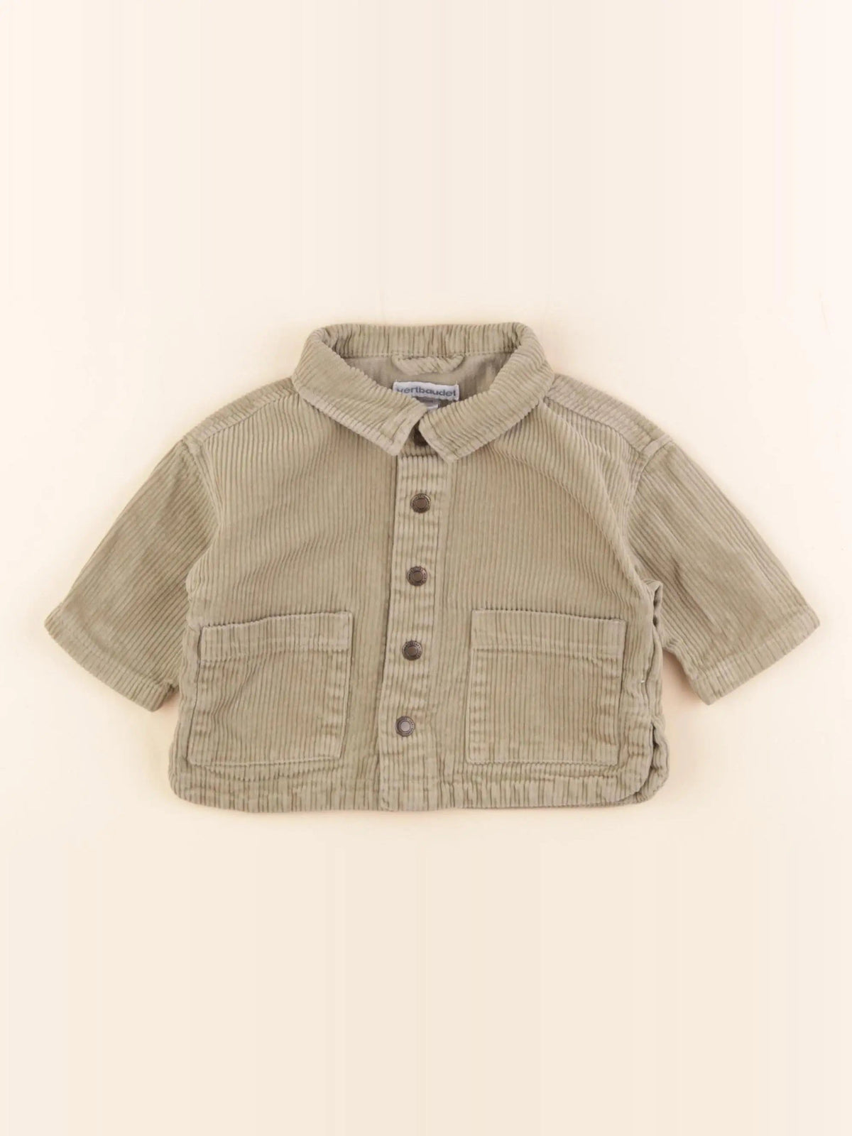Sur-chemise beige
