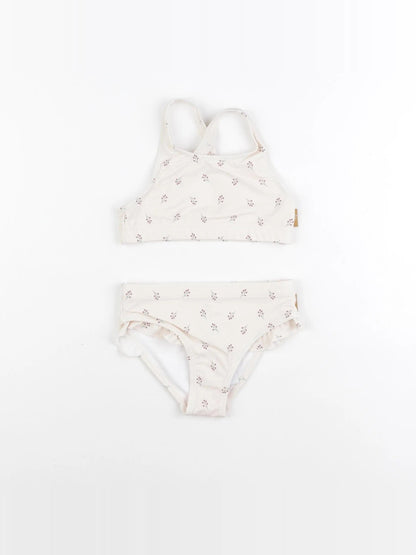 Maillot de bain 2 pièces baies rose