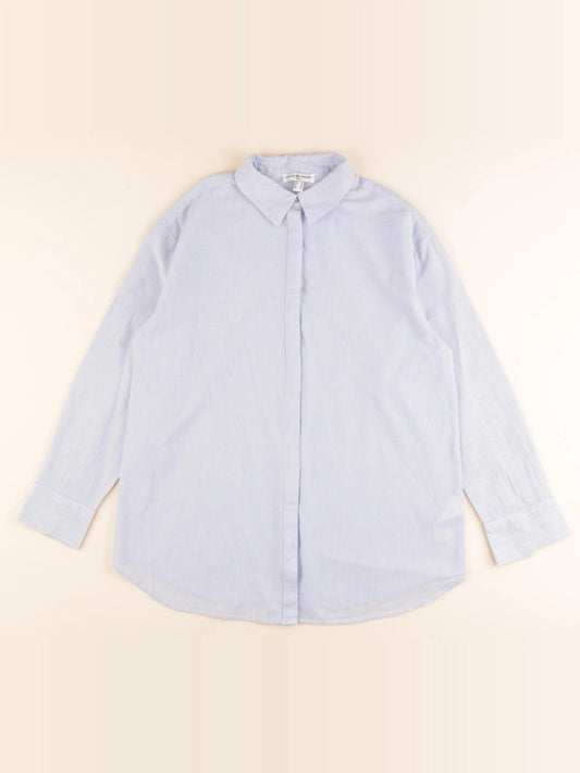 Chemise grossesse bleu