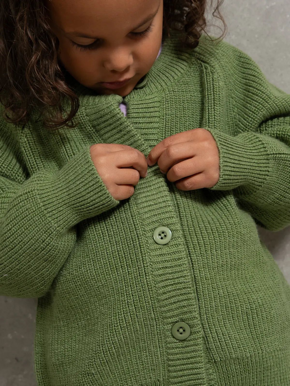 Le gilet 100% laine vert pistache