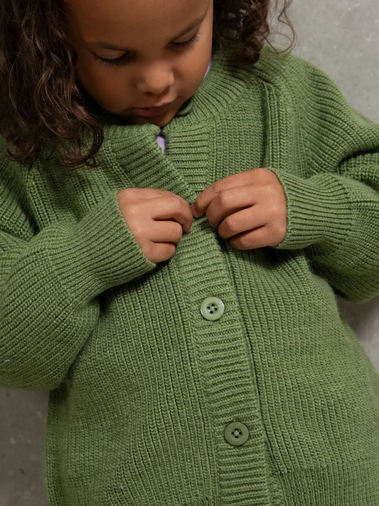 Le gilet 100% laine vert pistache