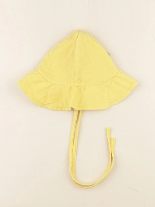 Chapeau pivoine jaune