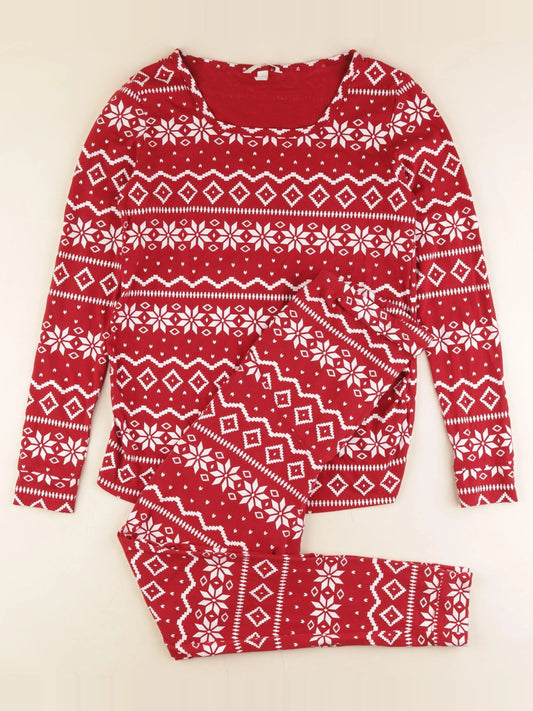 Pyjama grossesse coton rouge