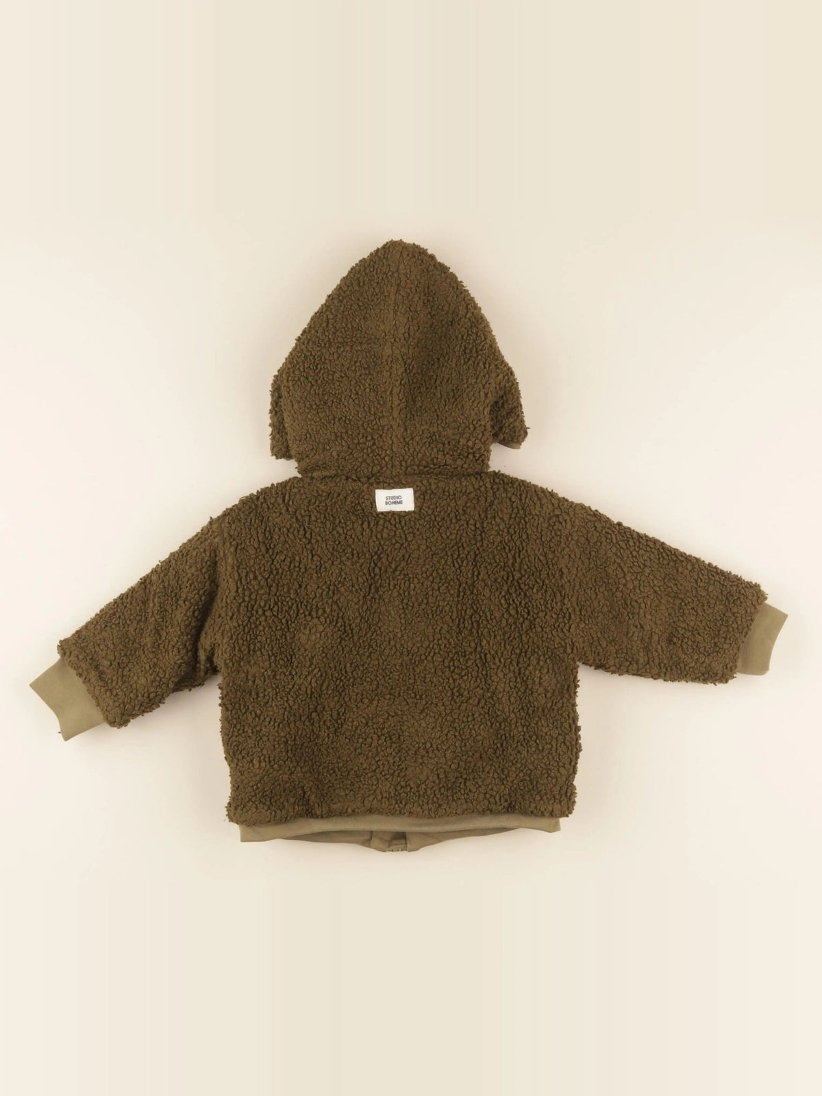 Manteau nounours vert