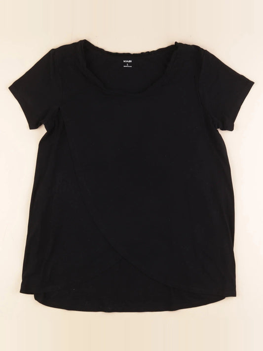 Tee-shirt grossesse, allaitement noir